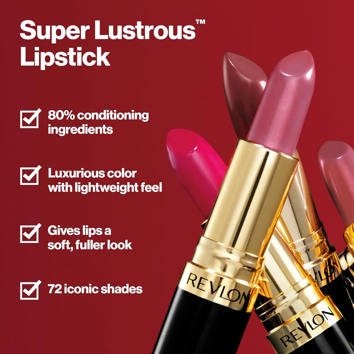 Revlon Super Lustrous Lipstick, 315 Iced Mocha, 0.15 oz