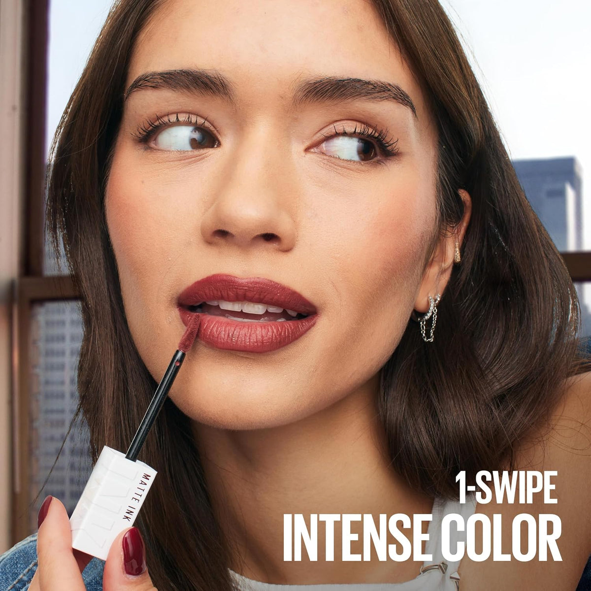 MAYBELLINE Super Stay Matte Ink Liquid Lipstick Makeup, Thrill Seeker