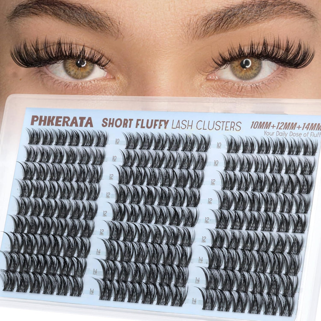 Fluffy Lash Clusters Wispy Eyelash Clusters Natural C Curl