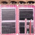 Lash Clusters Kit for Beginners Eyelash Clusters Kit Lashes Clusters Kit Cluster Lashes Pestañas Postizas Naturales with