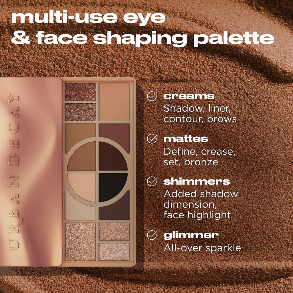 Urban Decay Naked Shaped Multi-tasking Eyeshadow Palette for Eyes + Face