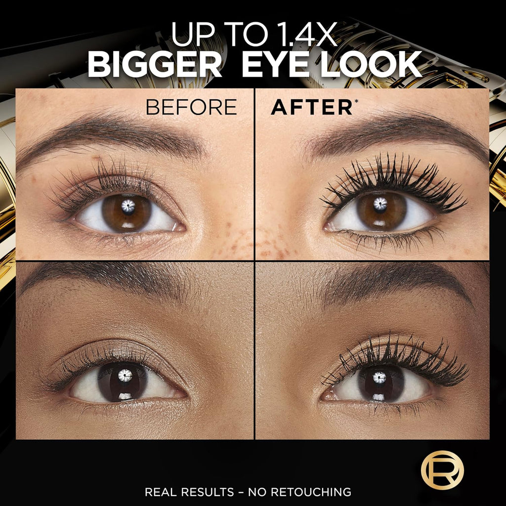 L'Oreal Paris Voluminous Panorama Mascara, Volumizing and Lengthening Mascara, Washable Longwear and Smudge Resistant Ma