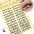 Short Lash Clusters Natural Cluster Eyelash Extensions 8-10-12MM Clear Band Cluster Lashes Extensions Wispy Individual L