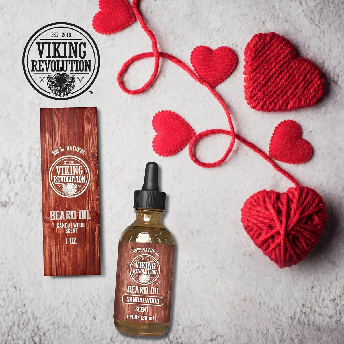 Viking Revolution Beard Oil - Sandalwood - 1 fl oz