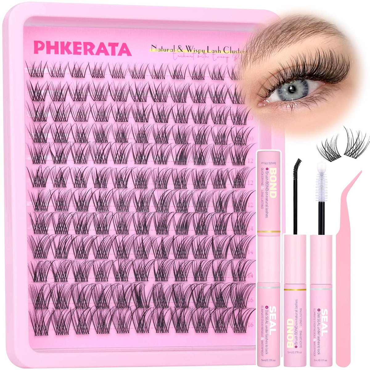 Natural Lash Clusters Wispy Eyelash Clusters, Eyelash Extensions