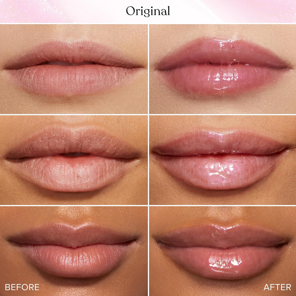 Too Faced Lip Injection Lip Plumper | Hydrating Lip Gloss for Fuller-Looking Lips | Original, Maximum Plump, Cooling Glo