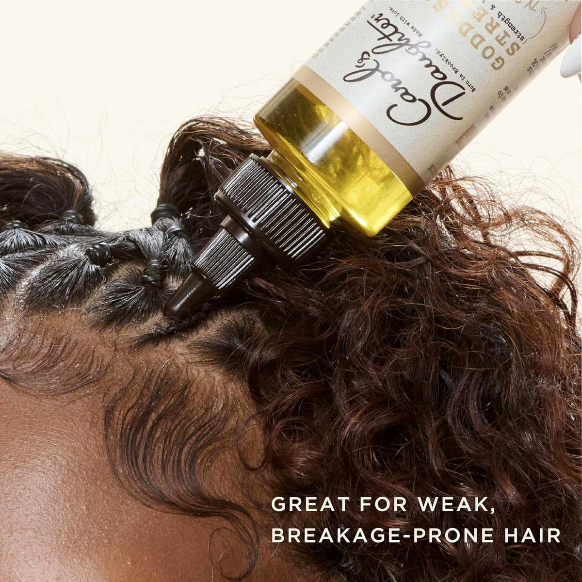 Carol's Daughter Goddess Strength 7 Oil Blend Scalp and Hair Oil for Waves, Coils and Curls, Hair Treatment with Castor 