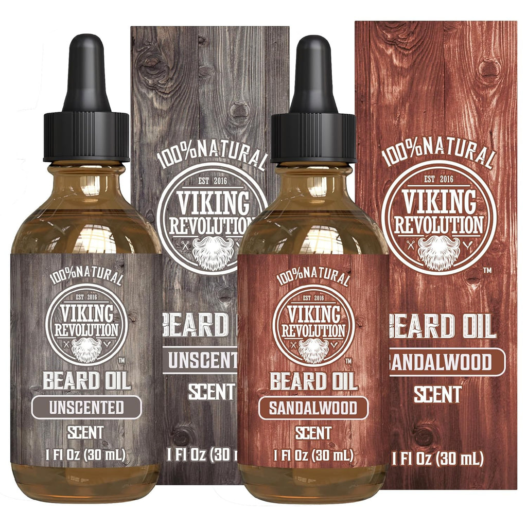 Viking Revolution Beard Oil - Sandalwood - 1 fl oz