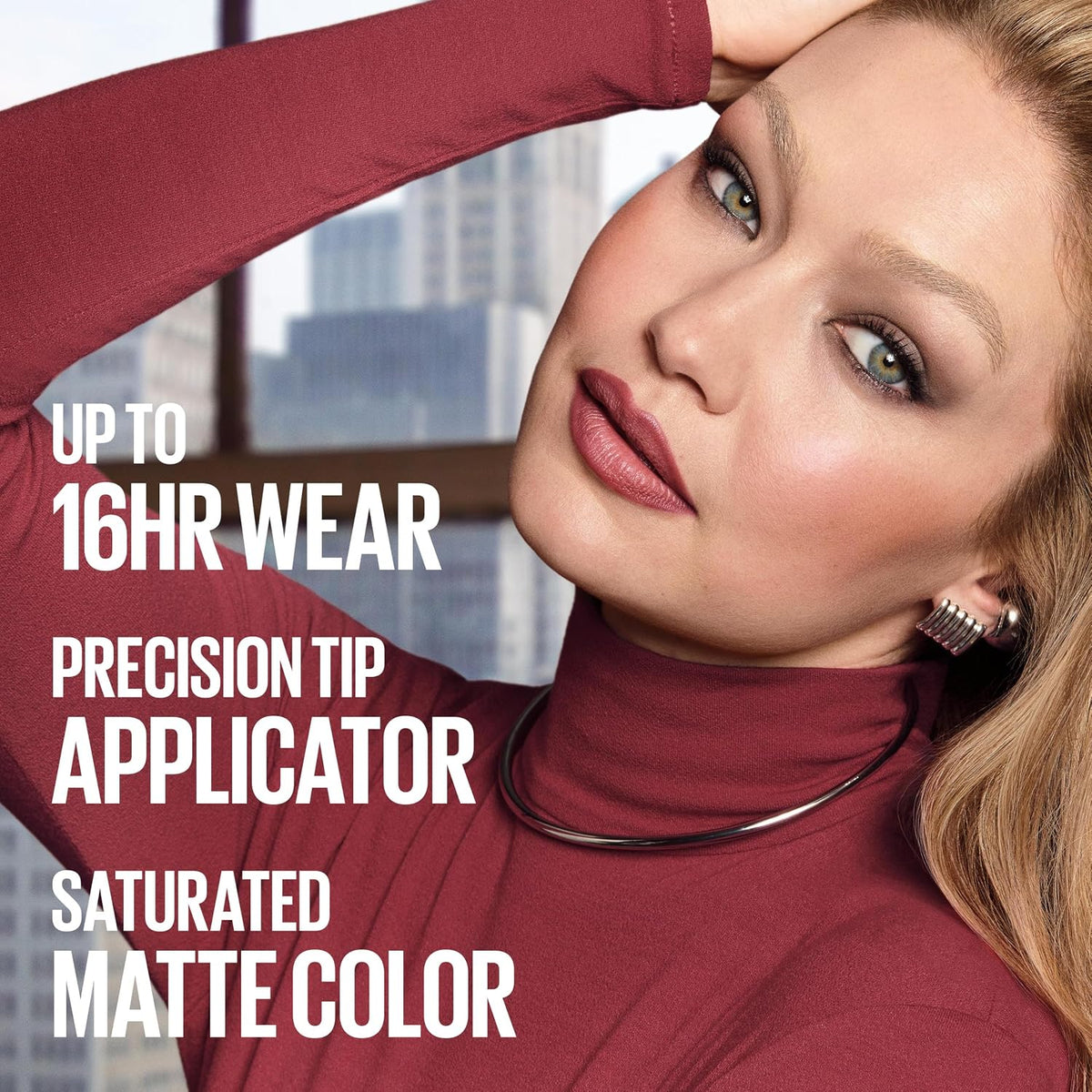 MAYBELLINE Super Stay Matte Ink Liquid Lipstick Makeup, Thrill Seeker