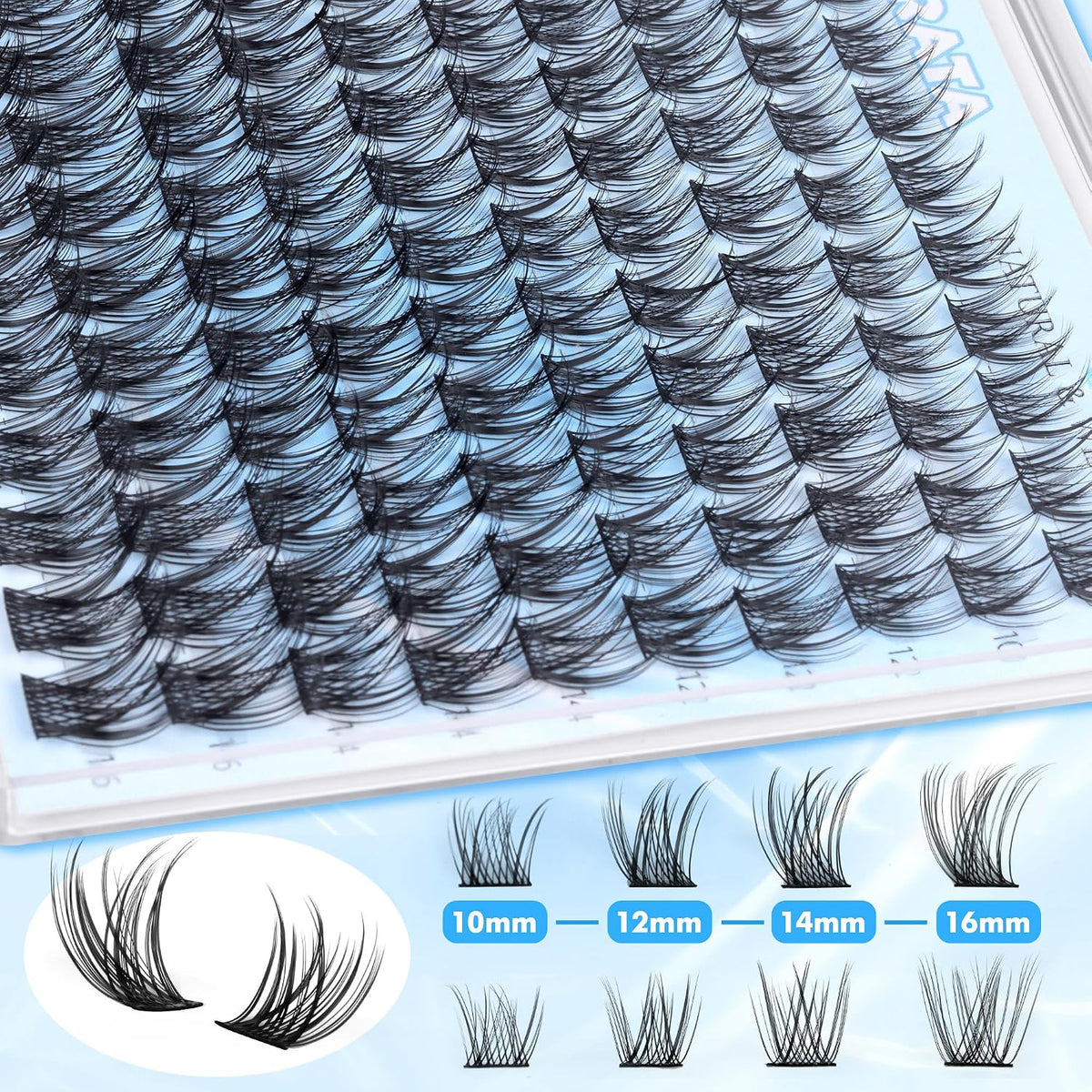 Natural Lash Clusters Wispy Eyelash Clusters, Eyelash Extensions