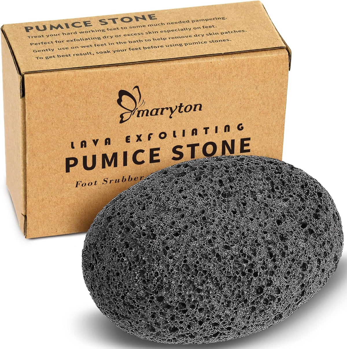 Maryton Foot Pumice Stone for Feet Hard Skin Callus Remover and Scrubber (Pack of 4) (Blue)