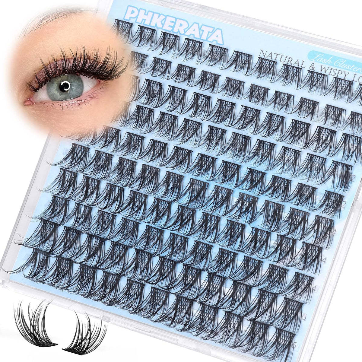 Natural Lash Clusters Wispy Eyelash Clusters, Eyelash Extensions