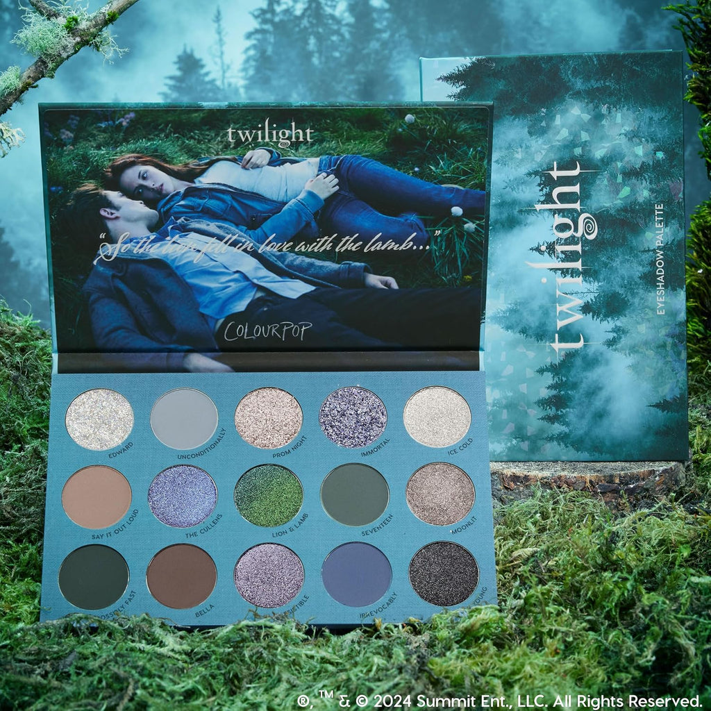 ColourPop Twilight Eyeshadow Palette - Limited Edition Palette with Metallic and Matte Finishes - High-Pigment Eye Makeu