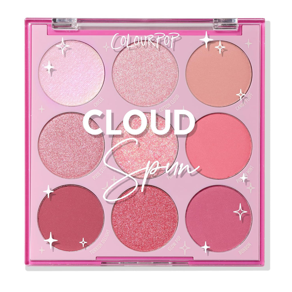 ColourPop Feelin' Bubbly Eyeshadow Palette - Brown & Gold Palette with Metallic and Matte Finishes - High-Pigment Eye Ma