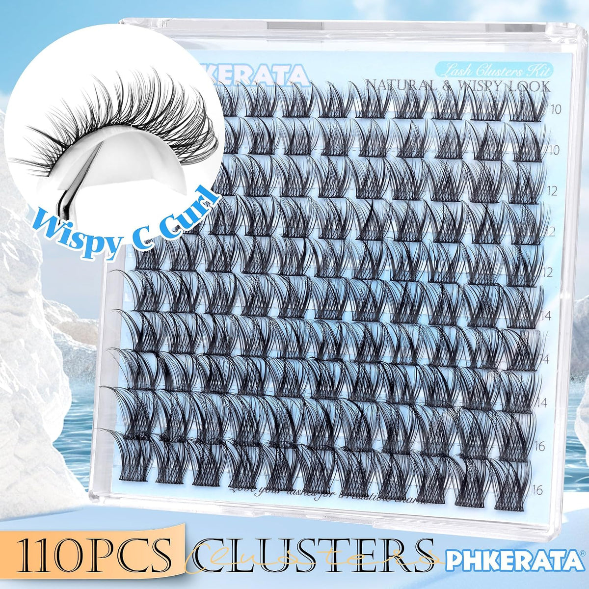 Natural Lash Clusters Wispy Eyelash Clusters, Eyelash Extensions