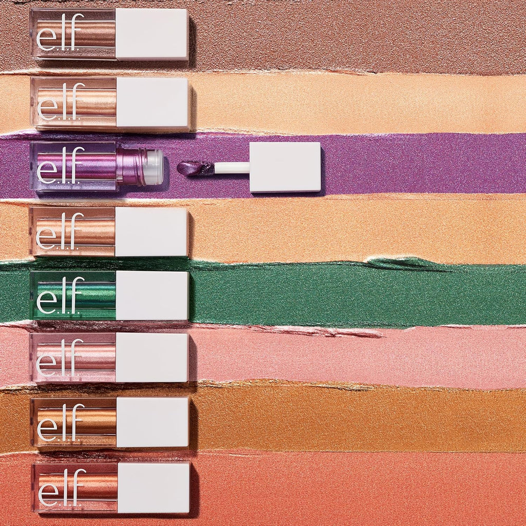 e.l.f. Liquid Metallic Eyeshadow, Quick-Drying, Long-Lasting, Gel-Based Formula For One-Swipe Pigmented Coverage, Vegan 